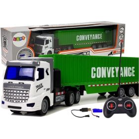 Távirányítós 27 Mhz 1:48 Green Delivery Truck