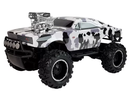 Távirányítású 2.4G 4x4 terepjáró fehér és fekete terepszínű