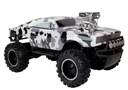 Távirányítású 2.4G 4x4 terepjáró fehér és fekete terepszínű