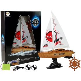 Távirányítós vitorlás 50 cm-es pilótakormány 27 Mhz