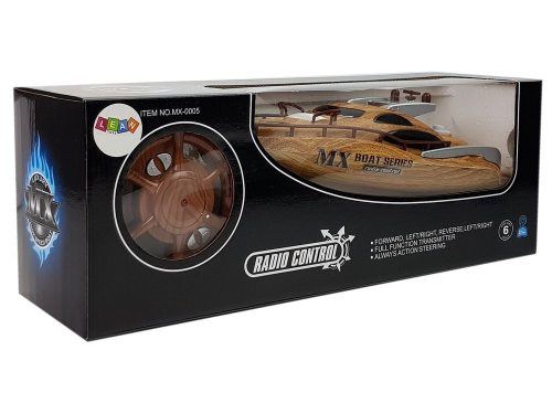 Motorcsónak R/C 27Mh távirányítású távirányító hatótávolsága 40 m