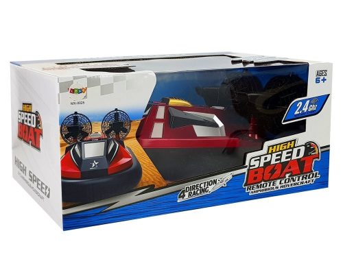 Távirányítású légpárnás hajó 2.4G 20 km/h piros