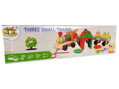 Fa vonatmozdony. 2 levehető kocsi