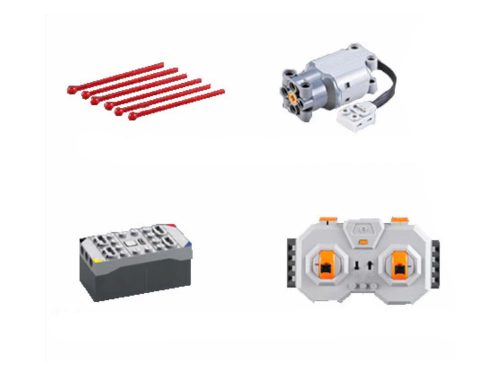 Építési blokkok Robot Plane Cada blokkokból Távirányított 917 elemből