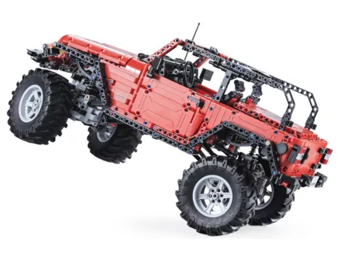 Építési blokkok Auto Off-Road távirányítós piros 1941 elemek