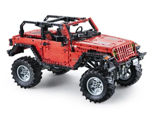 Építési blokkok Auto Off-Road távirányítós piros 1941 elemek