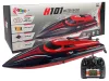 Távirányítású motorcsónak H101 Piros 1:48 2.4G 35 km/h