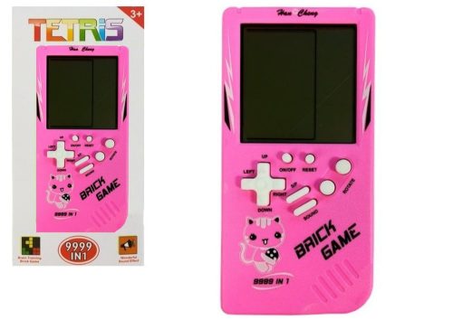 Elektronikus játék Tetris Brick Game Pink