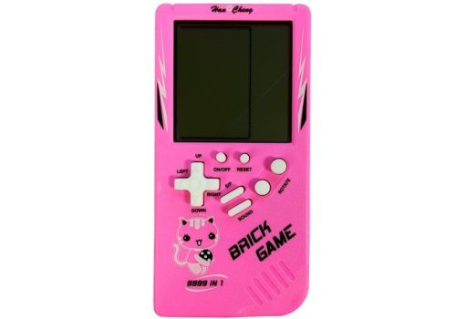 Elektronikus játék Tetris Brick Game Pink