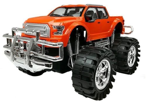 Járműkészlet Red Monster Truck Fekete BMW Caravan 58 cm