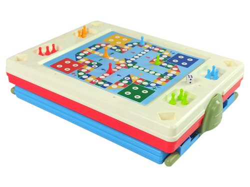 3 az 1-ben Mágneses krétás tábla, kék asztal játékokhoz