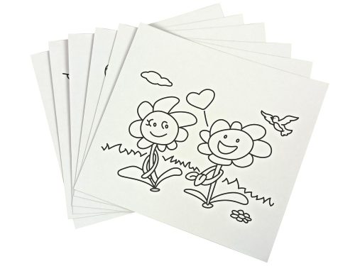 Megvilágított tábla sablonok színező tollak