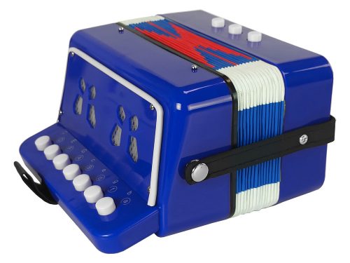 Harmonika Hangszer Kis Zenész Blue