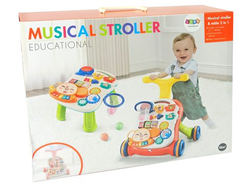 Interaktív tolóasztal 2 az 1-ben rózsaszín