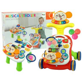 Interaktív járókeret 2 az 1-ben asztali piros