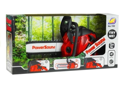 Valósághű nagy láncfűrész hanggal