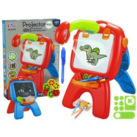   Kétoldalas tábla krétatollak állvány projektor Pictures Piros