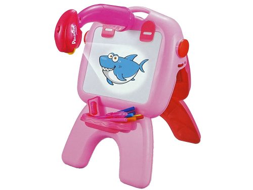 Kétoldalas tábla krétatollak állvány projektor képek rózsaszín