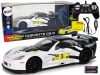 Versenysportautó R/C 1:18 Corvette C6.R fehér 2,4 G lámpák