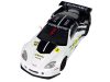 Versenysportautó R/C 1:18 Corvette C6.R fehér 2,4 G lámpák