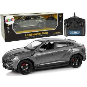   Távirányítású autó 1:24 Lamborghini Urus Fekete 2.4 G Fényekkel