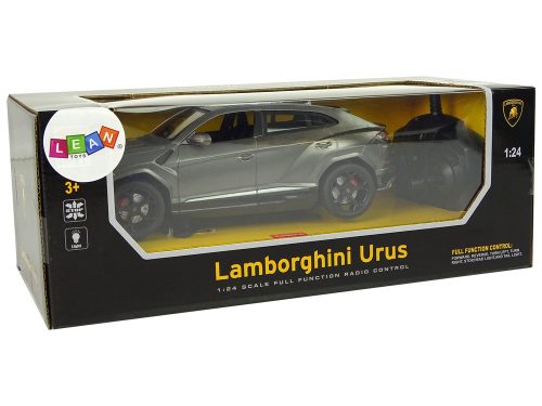 Távirányítású autó 1:24 Lamborghini Urus Fekete 2.4 G Fényekkel