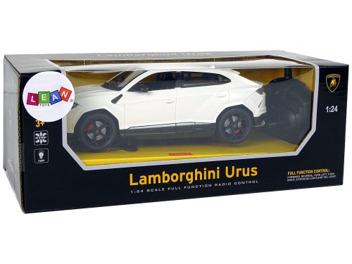 Autó R/C 1:24 Lamborghini Urus fehér 2.4 G lámpák