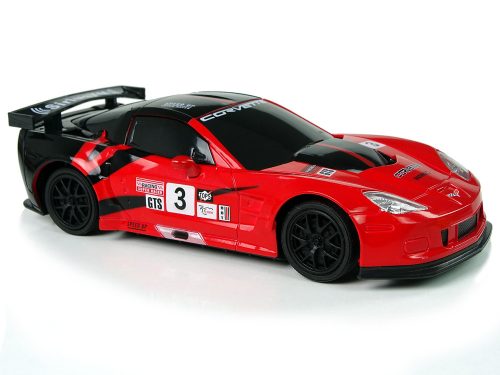 Sportautó R/C 1:24 Corvette C6.R Red 2.4 G Lights