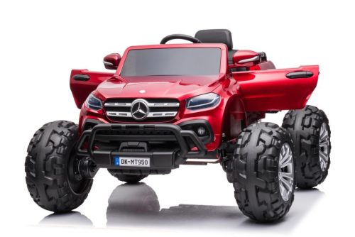 Akkumulátoros autó Mercedes DK-MT950 4x4 Piros Lakkozott