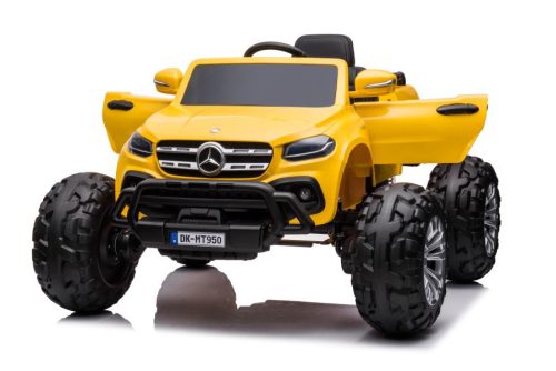 Akkumulátoros autó Mercedes DK-MT950 4x4 Arany-Sárga Lakkozott
