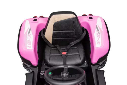 Akkumulátoros traktor BLT-206 Rózsaszín