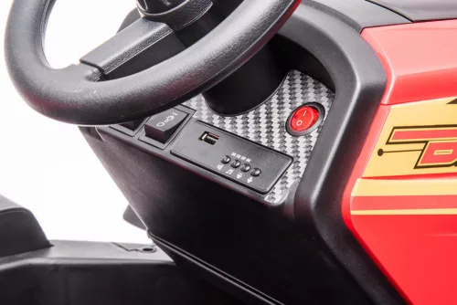 Akkumulátoros traktor BLT-206 piros