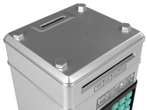 Elektronikus pénzdoboz megtakarítási ezüst kód