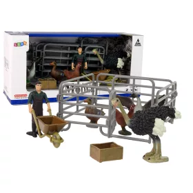 Haszonállat figura készlet Farmer Birds