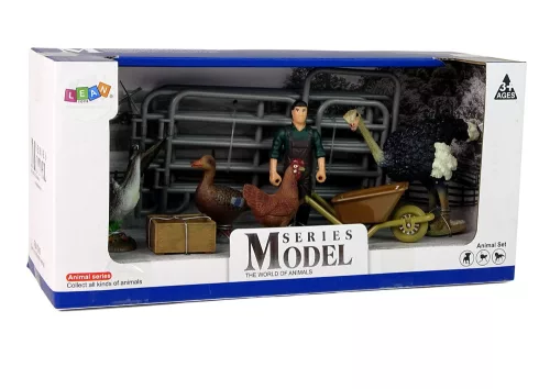 Haszonállat figura készlet Farmer Birds