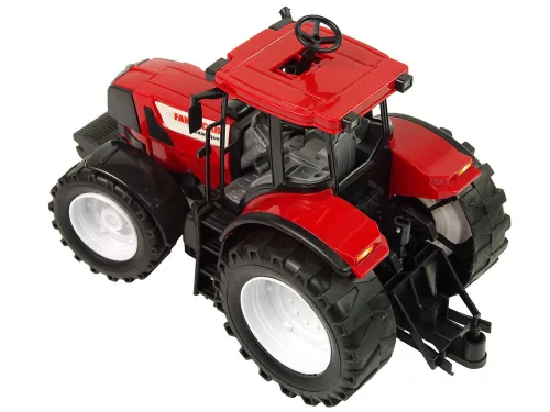 Traktor Piros Billencs Teherautó Sárga Traktor 50 cm