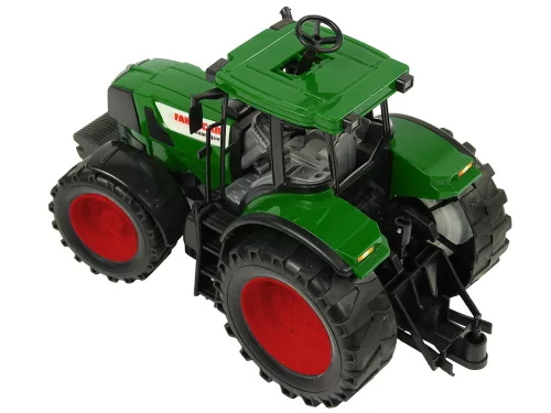 Traktor Piros Billencs Teherautó Sárga Traktor 50 cm