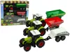 Három traktor pótkocsi permetező mezőgazdasági traktor készlet