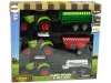 Három traktor pótkocsi permetező mezőgazdasági traktor készlet