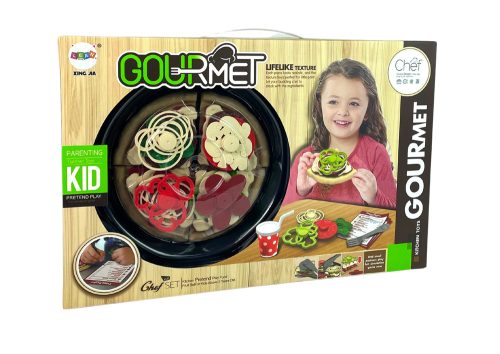 Pizza feltétkészlet konyhai szórakoztató étel