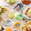 Spirál zöldségszeletelő és reszelő receptekkel Vigizer InnovaGoods