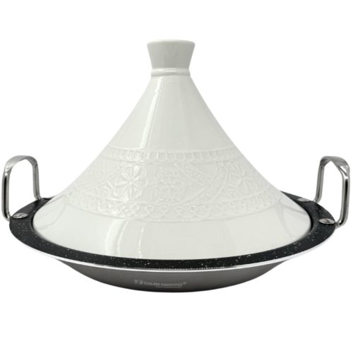 Rosenberg RB-TJ34: Márvány bevonatú Tajine - 34cm