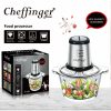 2 literes konyhai aprítógép , 500 W - Cheffinger CF-FP500