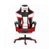 Herzberg HG-8082: Tri-color Gaming and Office Chair with T-shape Accent Red