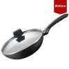 Royalty Line RL-FWN30: 30cm márvány bevonatú Wok serpenyő Indukciós Wok serpenyő - 4.4L