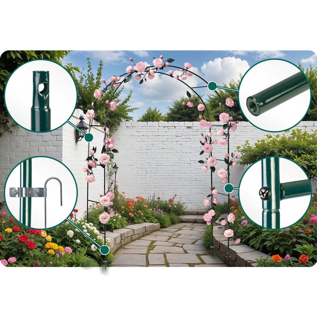 Kerti pergola ív 240 cm Plonos PL-990