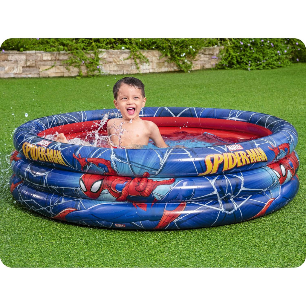 Felfújható medence 122 x 30 cm Spiderman Bestway 98018 Felfújható medence 122 x 30 cm Spiderman Bestway 98018