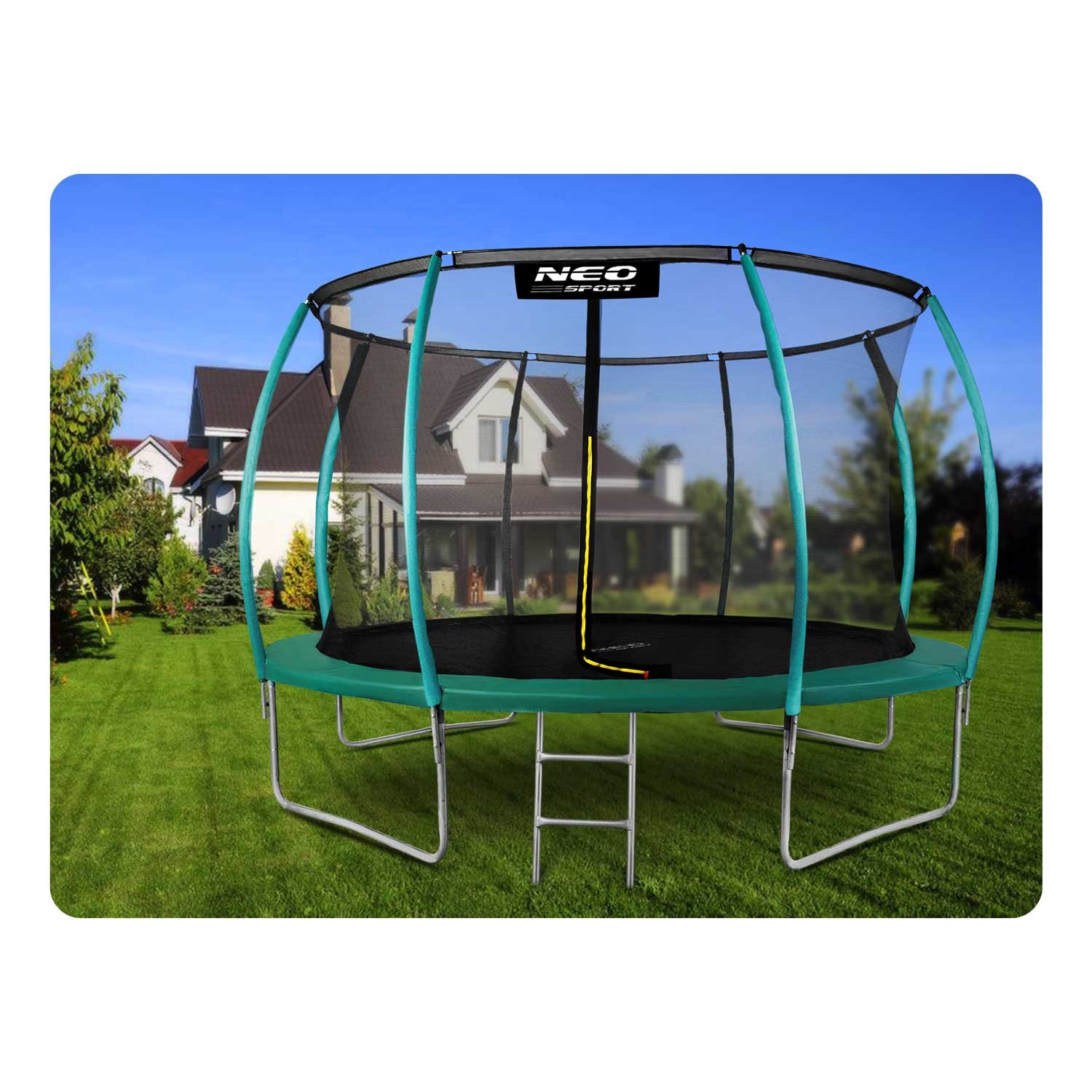Trambulin belső hálóval és létrával 435 cm Neo-Sport Trambulin belső hálóval és létrával 435 cm Neo-Sport