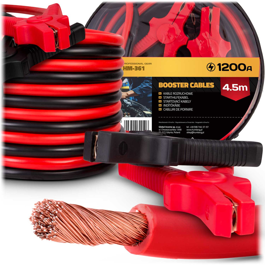 Jumper kábelek 4,5m 1200A HM-361 Humberg