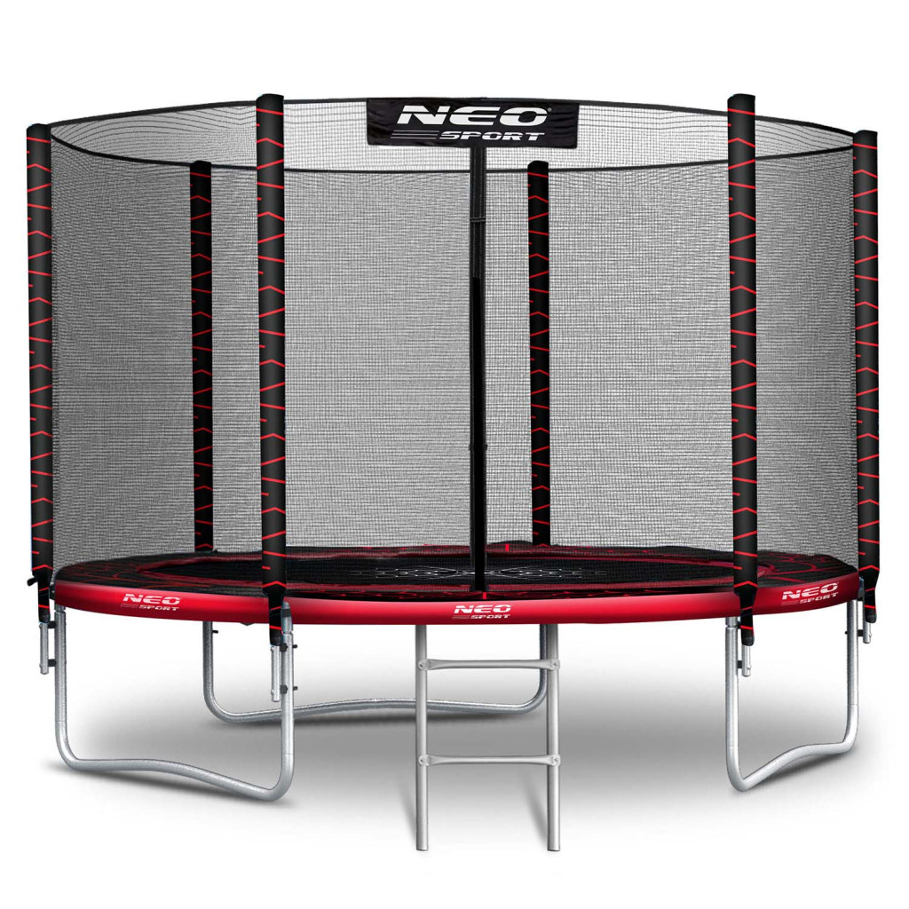 Trambulin külső hálóval és létrával , 8 láb/252 cm-es - Neo-Sport